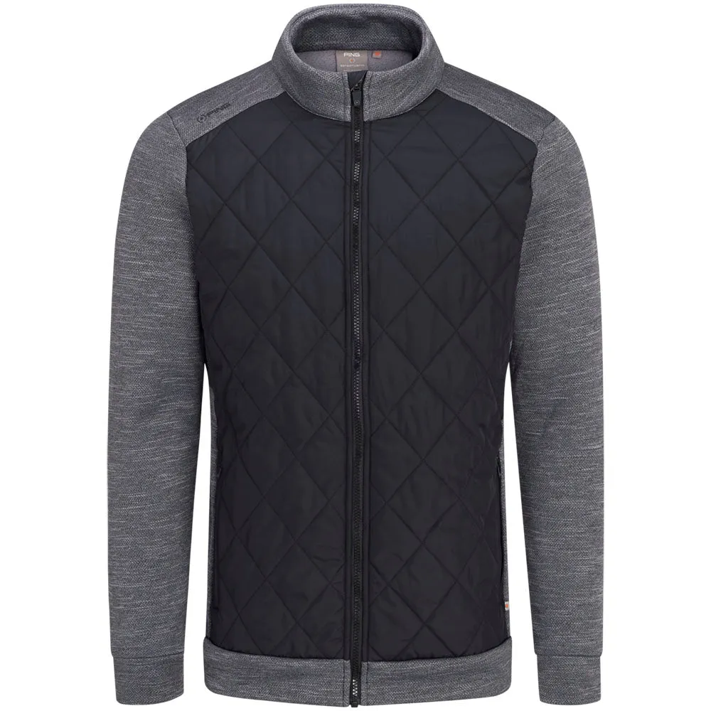 Ping Aaran Jacket - Steel Marl/Black OdorResistant Treatment Commuter Friendly Look