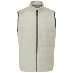 Ping Aiden Gilet - Willow Marl/Willow Office Wear interest