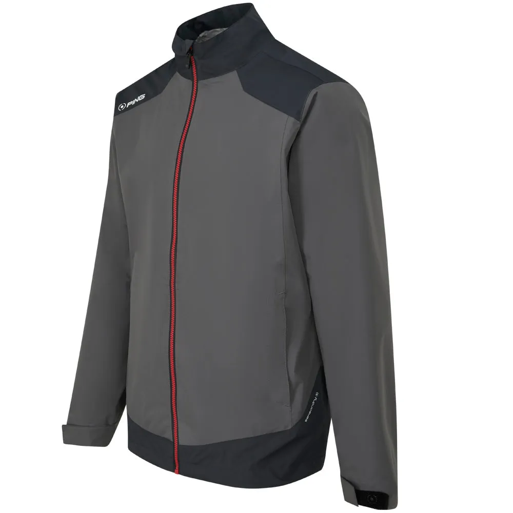 Ping AquaDrive Waterproof Jacket - Asphalt/Black Adventure Day Look Flexible Shoulder Design