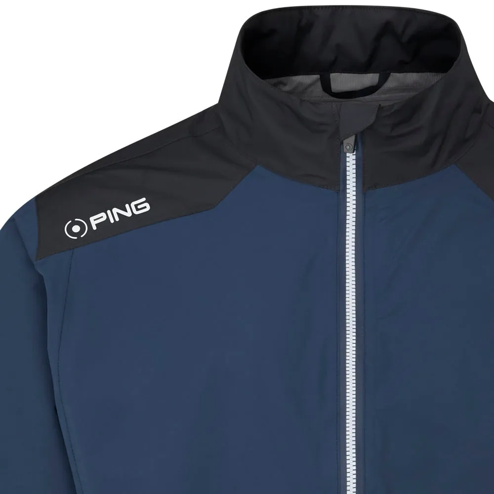Ping AquaDrive Waterproof Jacket - Oxford Blue/Black City Style Winter Fashion