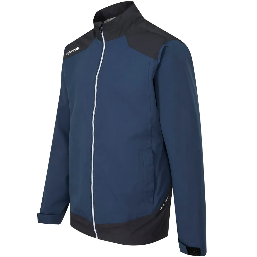 Ping AquaDrive Waterproof Jacket - Oxford Blue/Black High Visibility Trims