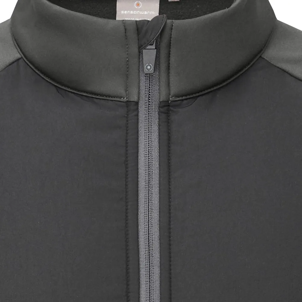 Ping Arlo Jacket - Black/Asphalt Smooth Glide Fasteners Secure Chest Pocket