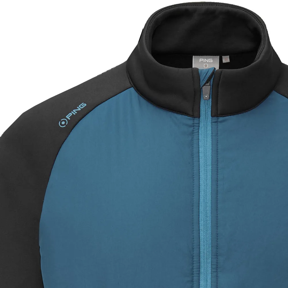 Secure Chest Pocket Ping Arlo Jacket - Deep Atlantic/Black
