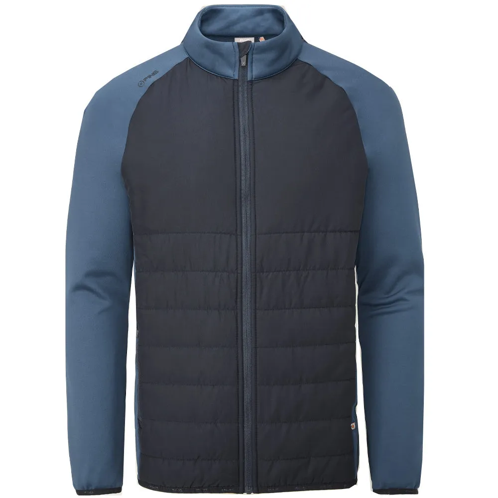 Ping Arlo Jacket - Navy/Stormcloud Flatlock stitching