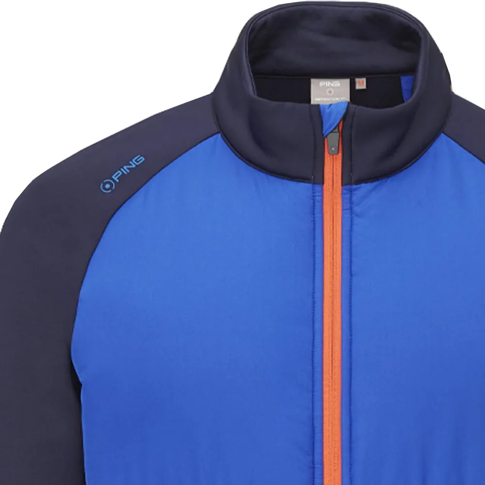 Organic Cotton Blend Water resistant coating Ping Arlo Jacket - North Sea/Navy