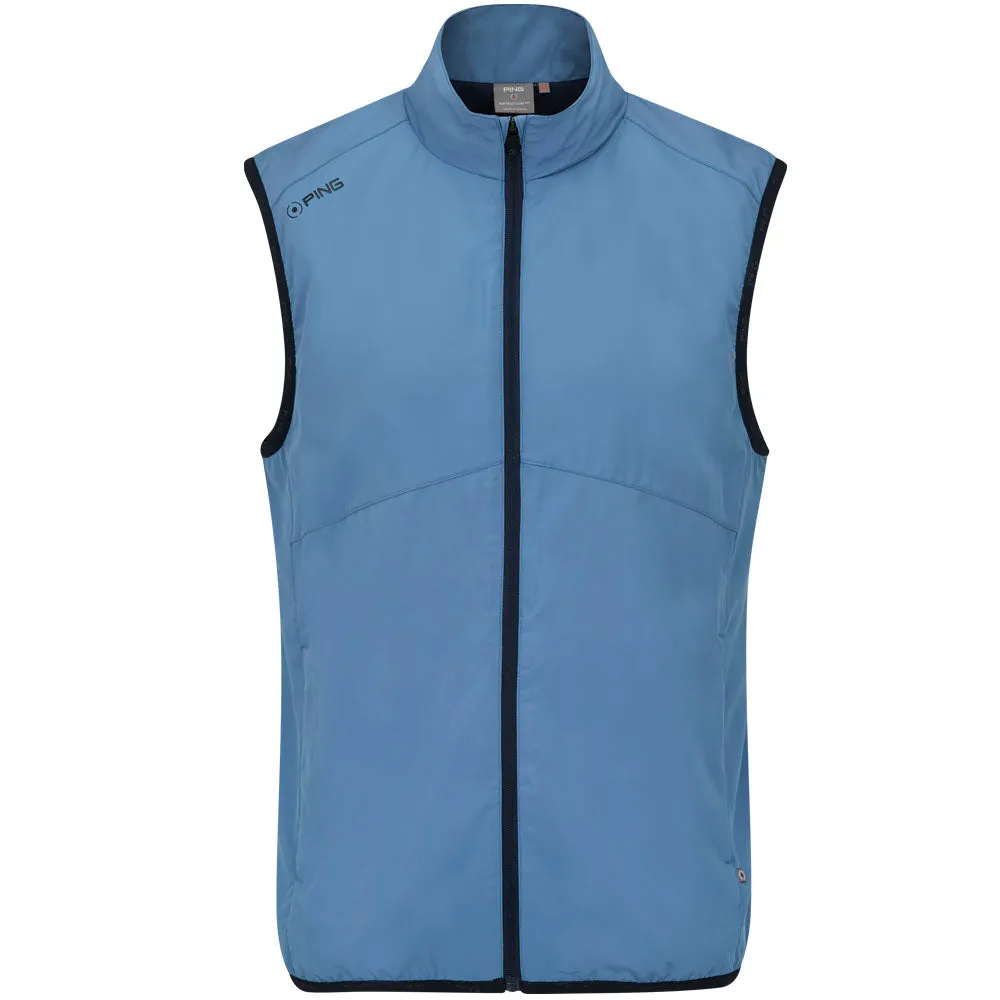 Printed design Ping Ashbourne Gilet - Coronet Blue