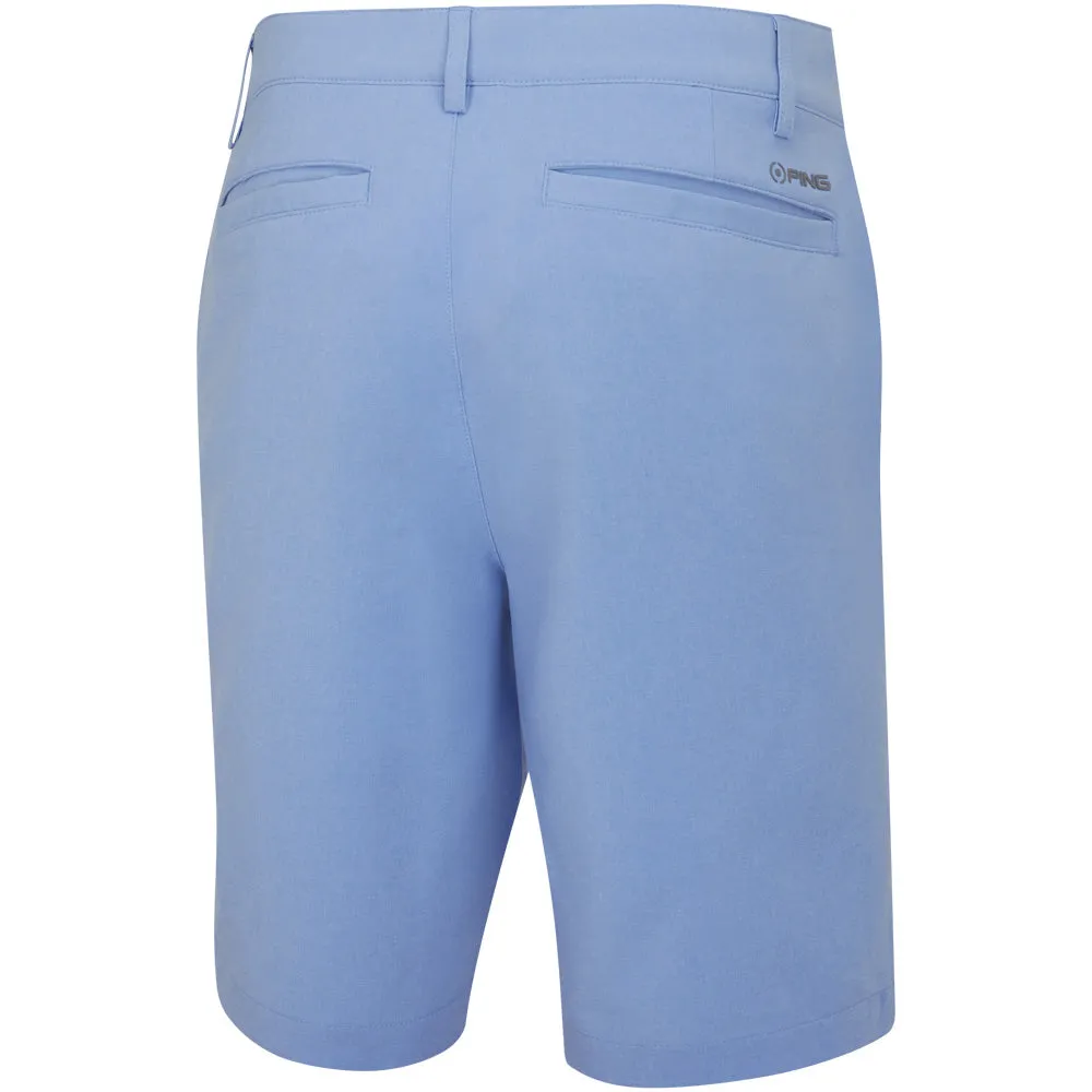 Ping Barret Shorts - Cornflower Blue Marl Camouflage Pattern Move Easy