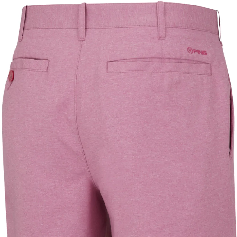 Flexible Stitching Ping Bradley Shorts - Beet Red Marl