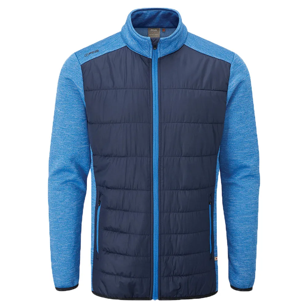 Thermoplastic Elastomer Trim Ping Dover Jacket - Oxford Blue/Delph Blue