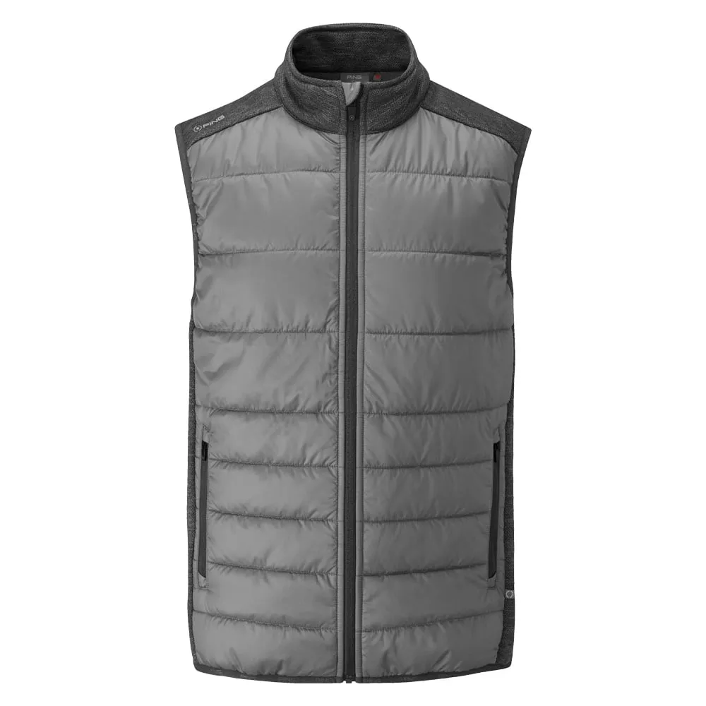 Hiking wear Checkered Ping Dover Thermal Wind Vest - Steel Grey