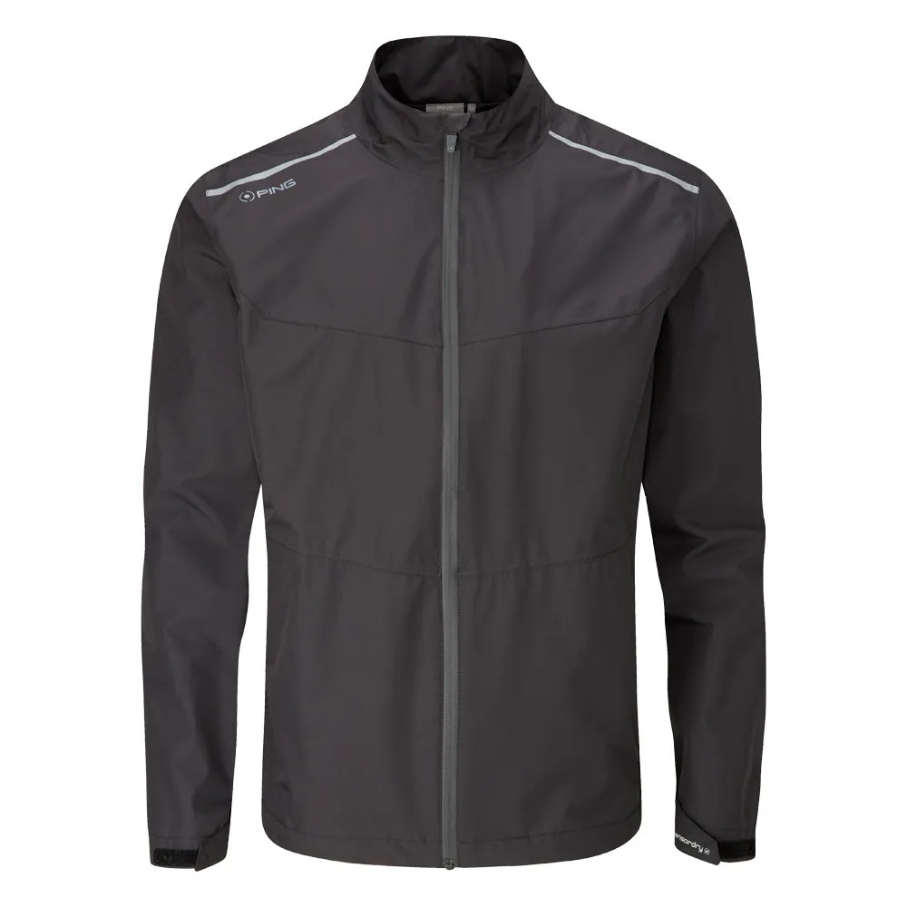 Ping Downton Waterproof Jacket - Black Roll up sleeves AllDay Comfort Design