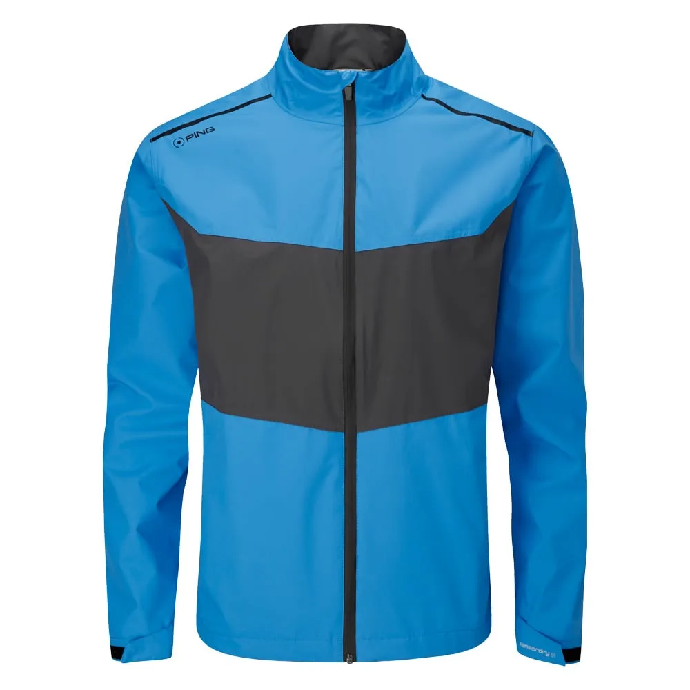 DurableStitching Ping Downton Waterproof Jacket - Brilliant Blue/Asphalt