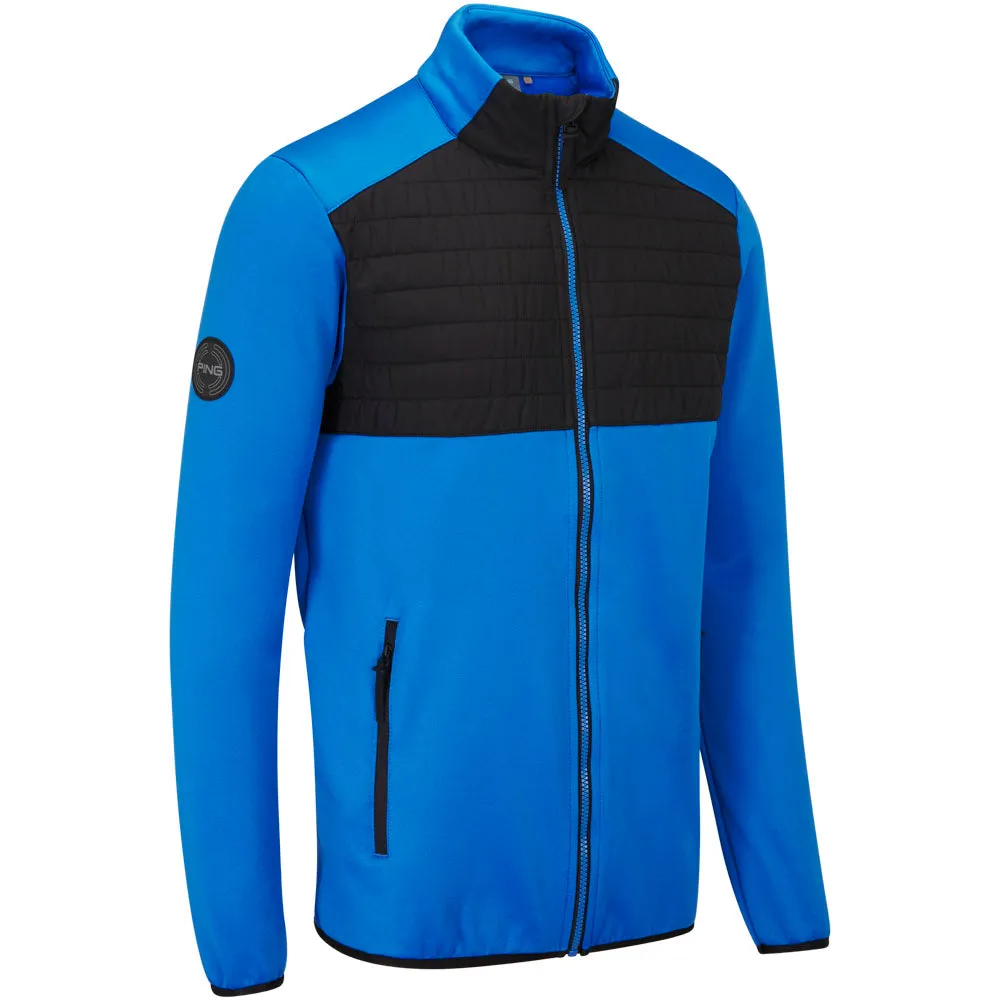 Ping Firth Jacket - Blue 24/Black Comfortable lining High Collar Windguard