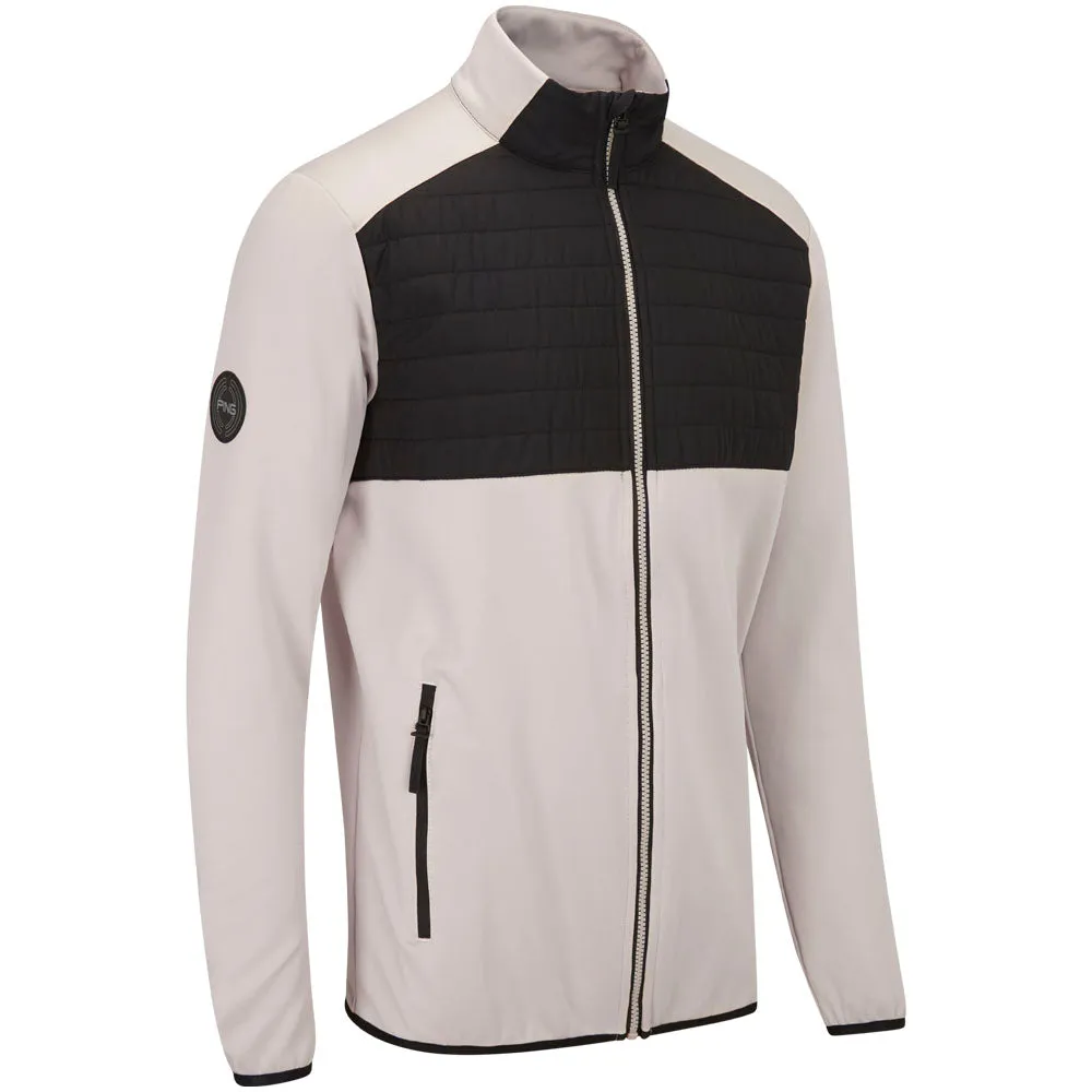 DoubleLayeredEdges Thick Fabric Ping Firth Jacket - Mushroom/Black