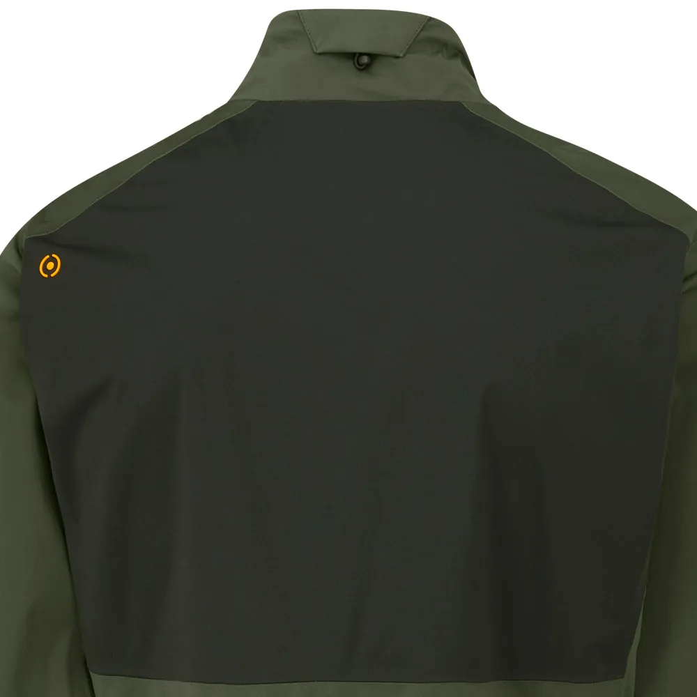 Soft touch finish Outdoor Trip Ping Impervious Waterproof Jacket - Dark Olive/Black