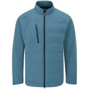 Reflective Safety Accents color block Ping Norse Cocoon Jacket - Blue Fusion