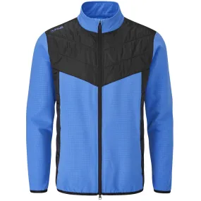 Ping Norse S4 Zoned Jacket - French Blue/Black Light Reflective Seamless construction