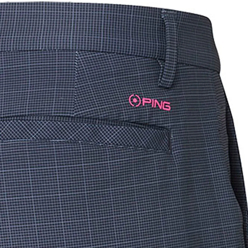 silk blend Multi Pocket System Ping Pendle Shorts - Navy Multi