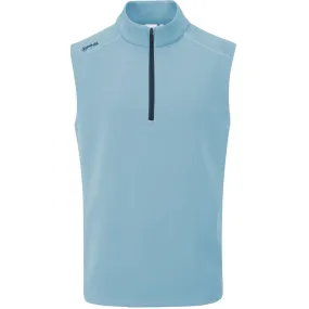 separation Ping Ramsey 1/2 Zip Gilet - Sky Blue Marl
