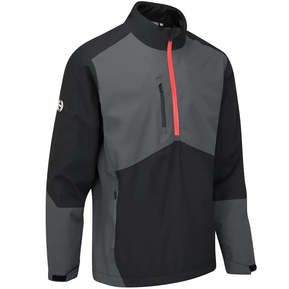 Foldable Design ReflectiveTrimDetails Ping SensorDry S2 Pro 1/2 Zip Waterproof Jacket - Black/Asphalt