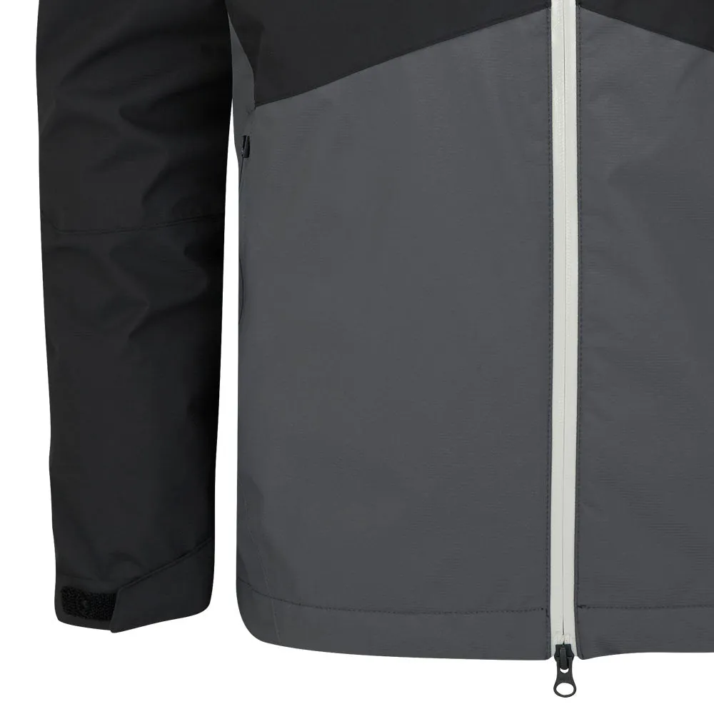 Ping SensorDry S2 Pro Waterproof Jacket - Black/Asphalt Breathable Softshell Layer Relaxed Layers