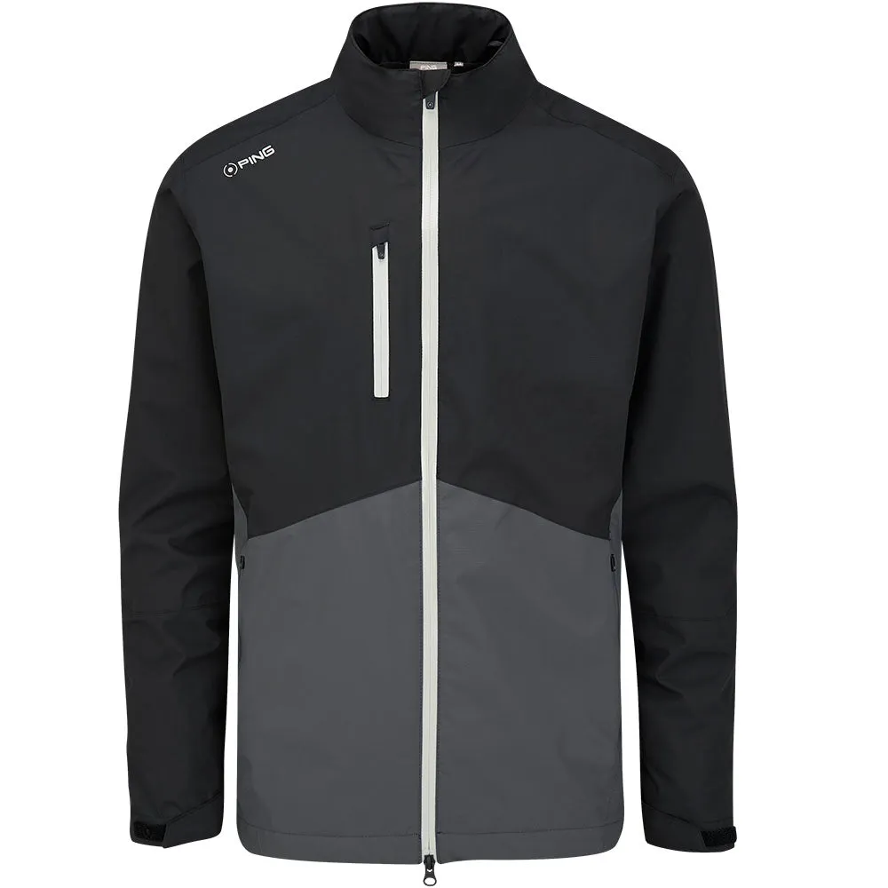 Temperature Regulating Lining Seasonal Trend Ping SensorDry S2 Pro Waterproof Jacket - Black/Asphalt