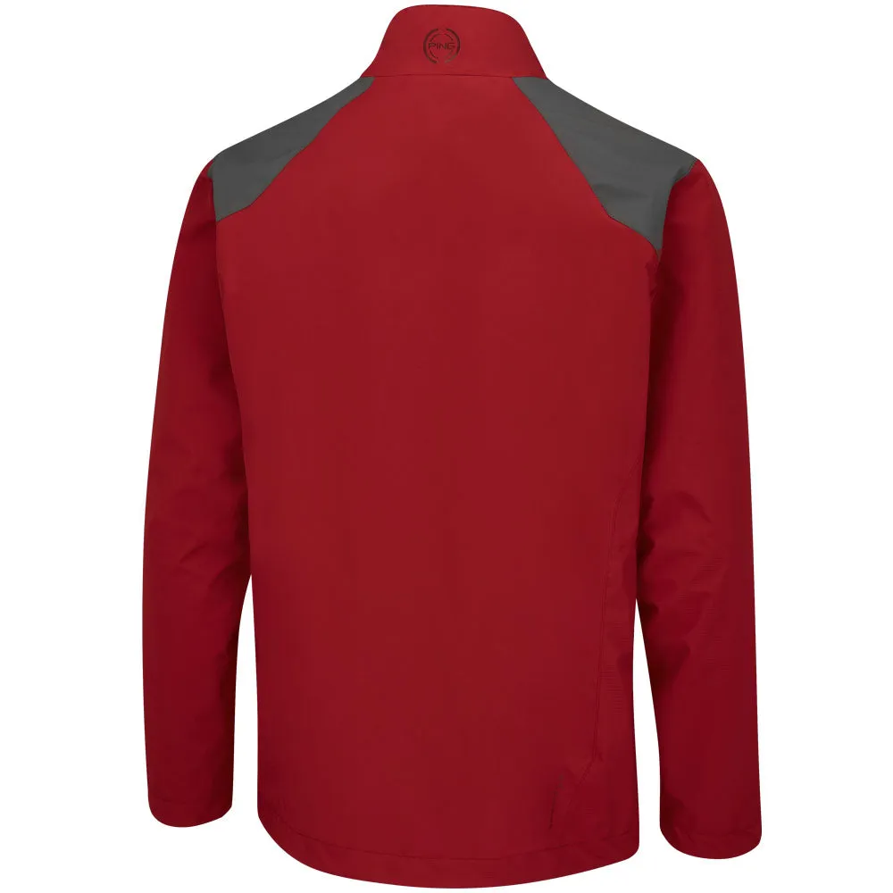 Ping SensorDry S2 Waterproof Jacket - Firebrick/Asphalt Quilted Lining