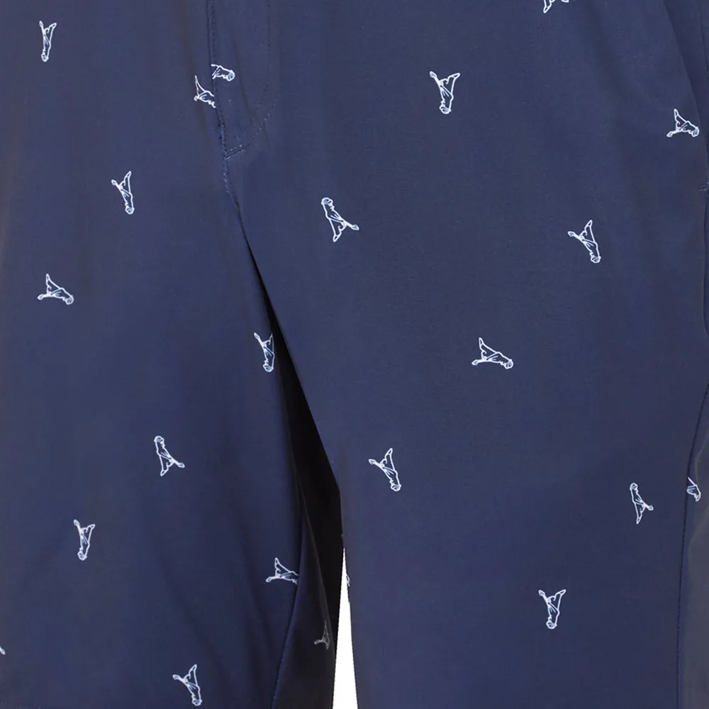 Office Attire Quick Access Pockets Ping Swift SensorCool Shorts - Navy/White