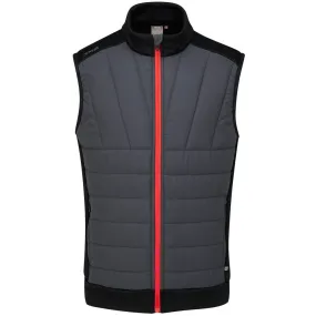 Ping Vernon Gilet - Asphalt/Black fullness Ozone Wash Technology