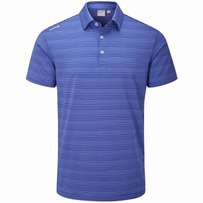Breathable apparel Fashionable Layer Ping Alexander Polo Shirt - Blue Surf/Marina