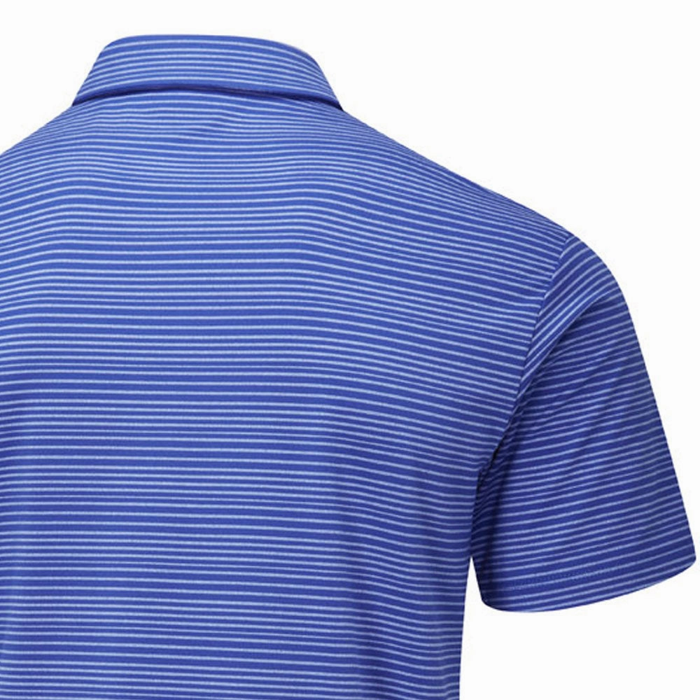 Premium Comfort Essential layering piece Ping Alexander Polo Shirt - Blue Surf/Marina