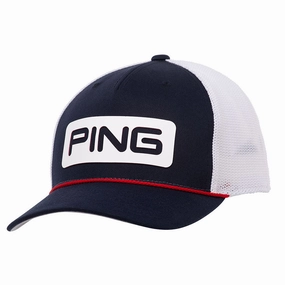 Sun blocker Ping All American Trucker Cap - Navy/White/Red