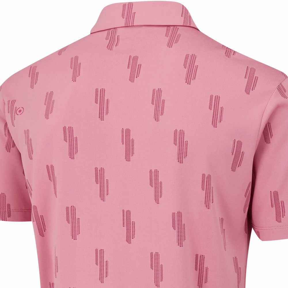 Ping Arizona Cactus Polo Shirt - Wild Rose Multi Formal Occasion Trendy Casual Wear