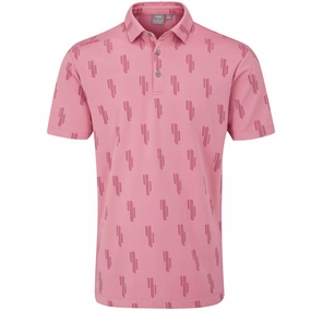 Ping Arizona Cactus Polo Shirt - Wild Rose Multi City Smart