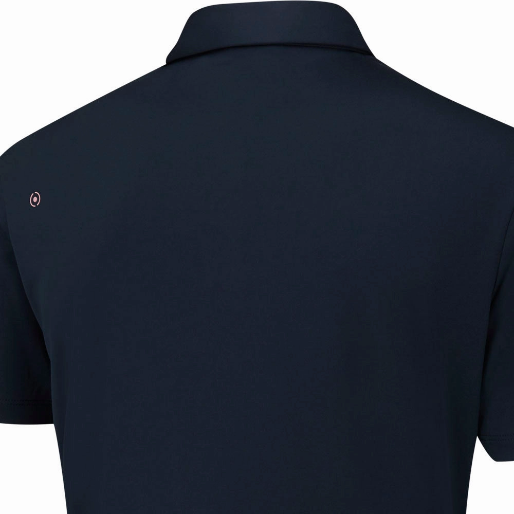 Ping Arizona Cactus Print Polo Shirt - Navy Odor Control Finish Summer Ready