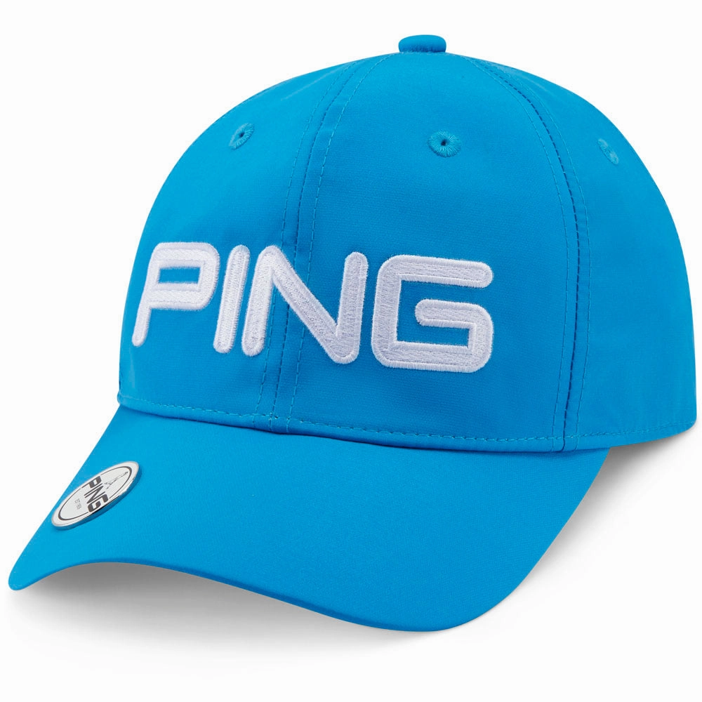Ping Ball Marker Cap - Process Blue Seasonal Layering