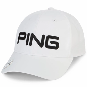 Ping Ball Marker Cap - White Sharp Finish Youth Style