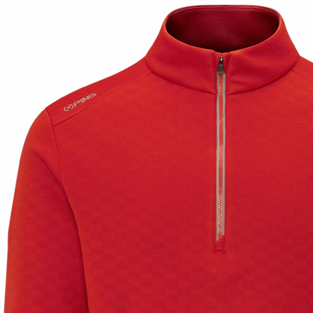 Ping Bexton 1/2 Zip Pullover - Classic Red Multi Bright Hue comfortable for standing