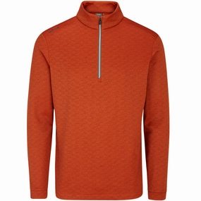 Classic Sporty Ping Bexton 1/2 Zip Pullover - Russet Multi