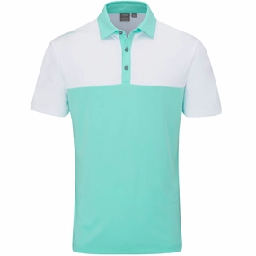Ping Bodi Polo Shirt - Aruba Blue/White Light Comfort