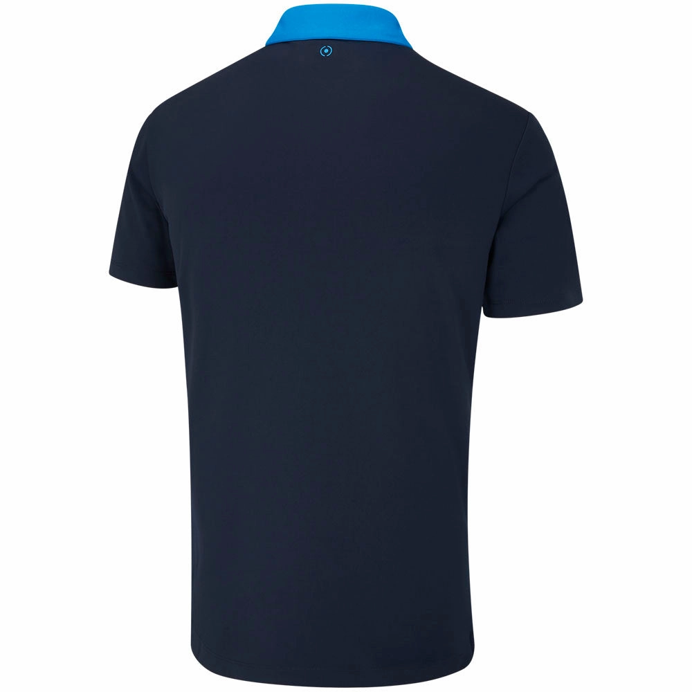 Ping Bodi Polo Shirt - Blue/Navy Breathable Look