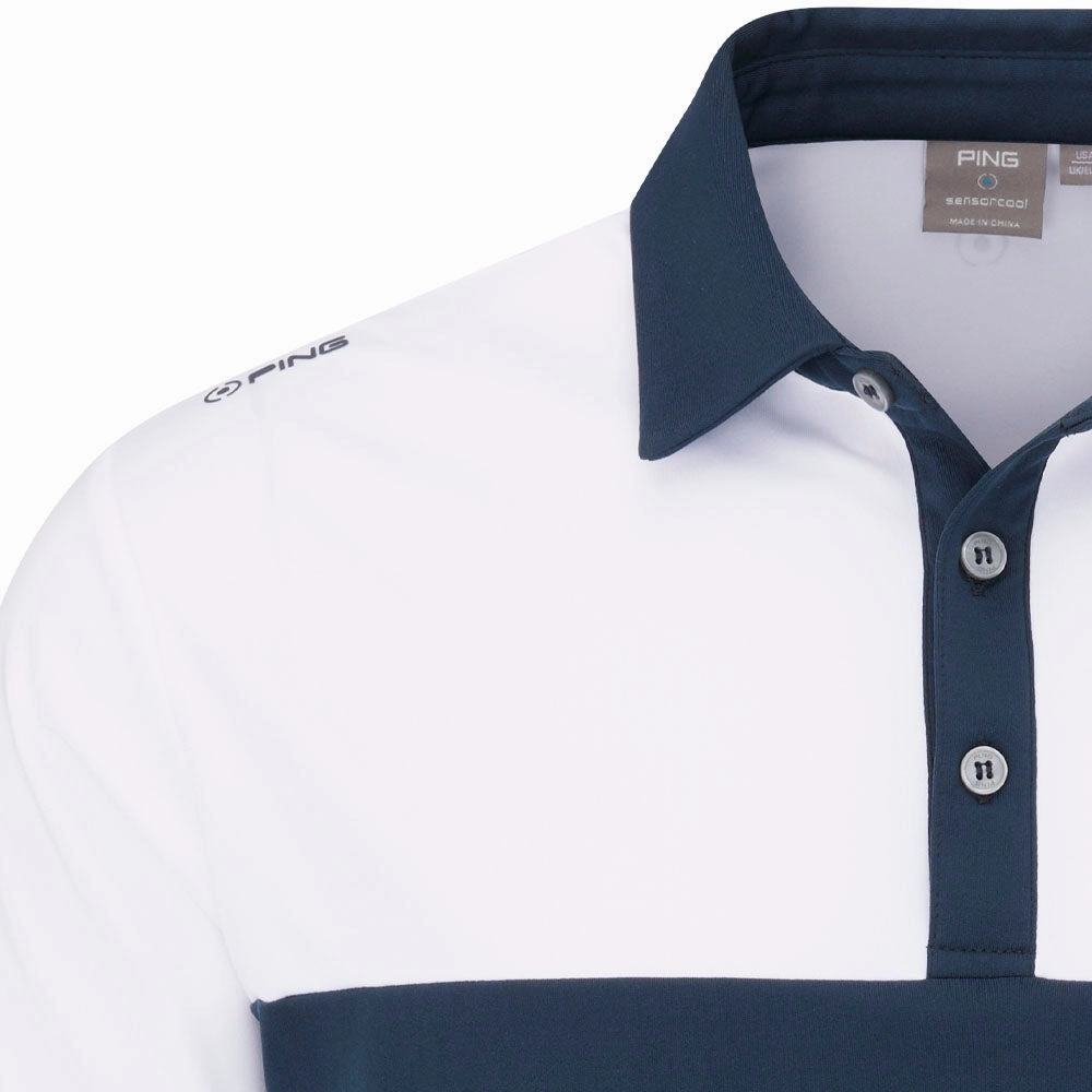Zero Waste Production Ping Bodi Polo Shirt - Navy/White