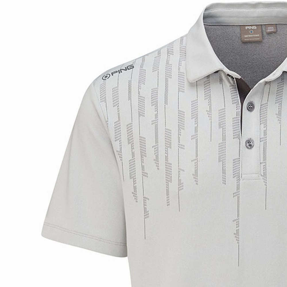 Ping Carbon Polo Shirt - Silver homecoming Leisure Casual