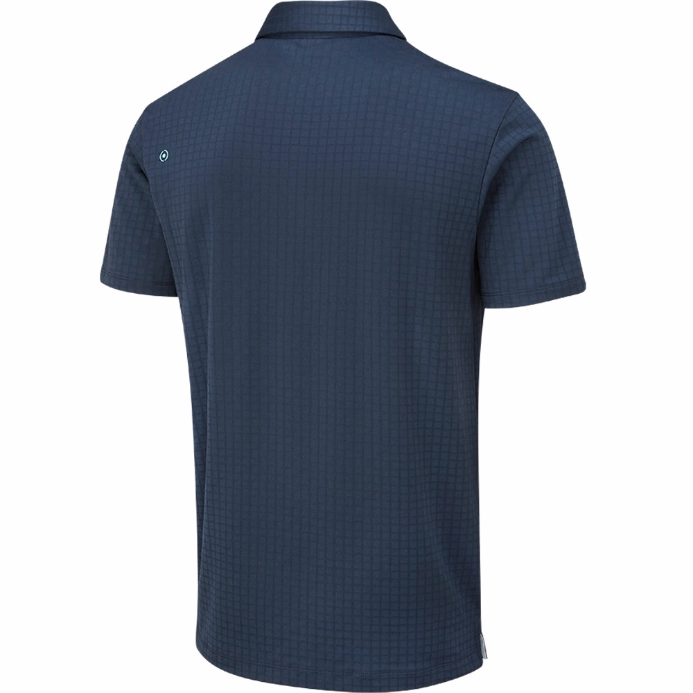 Smooth Jersey Texture Ping Cillian SensorCool Polo Shirt - Navy