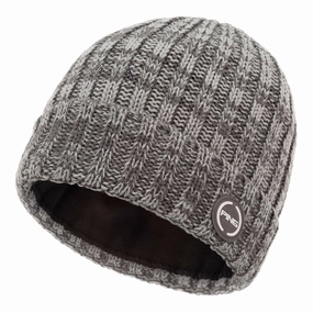 Leisure Mode Weekend Outfit Ping Clyde Lined Winter Beanie - Grey