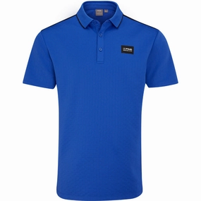 Easy Care Fabric Essential Clothing Ping Corby Polo Shirt - Ultra Blue