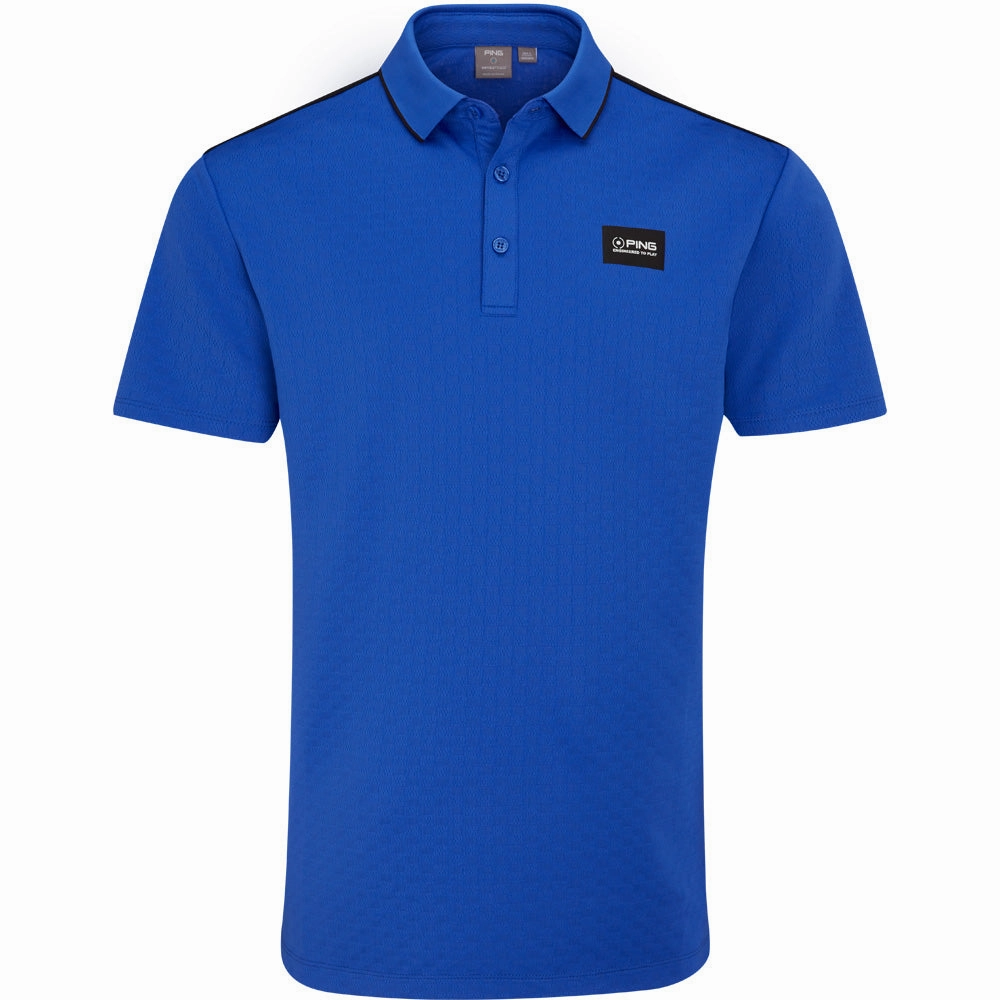 Easy Care Fabric Essential Clothing Ping Corby Polo Shirt - Ultra Blue