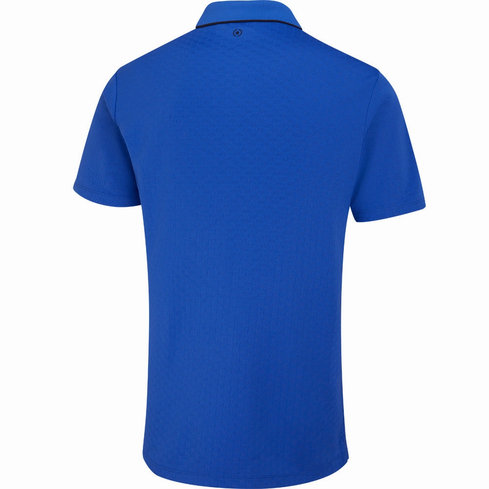 Leather combination Ping Corby Polo Shirt - Ultra Blue