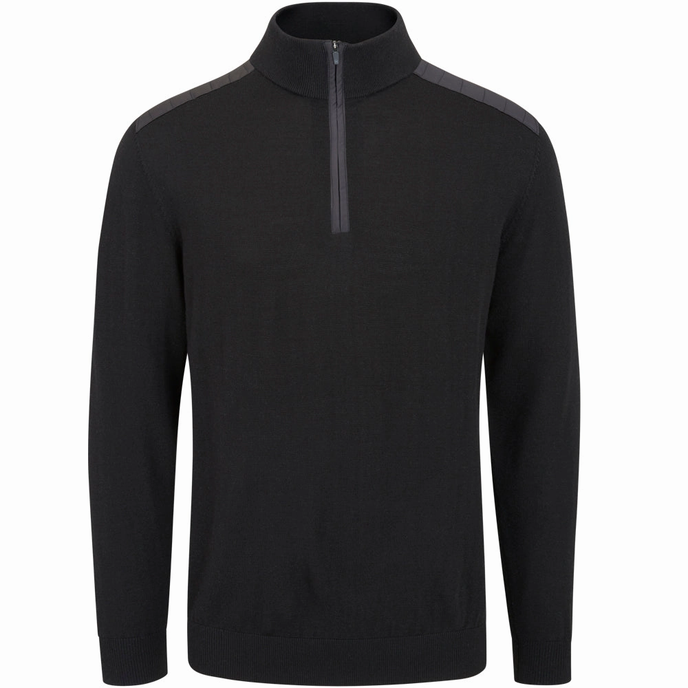 Breathable Material Ping Cranford Pullover - Black