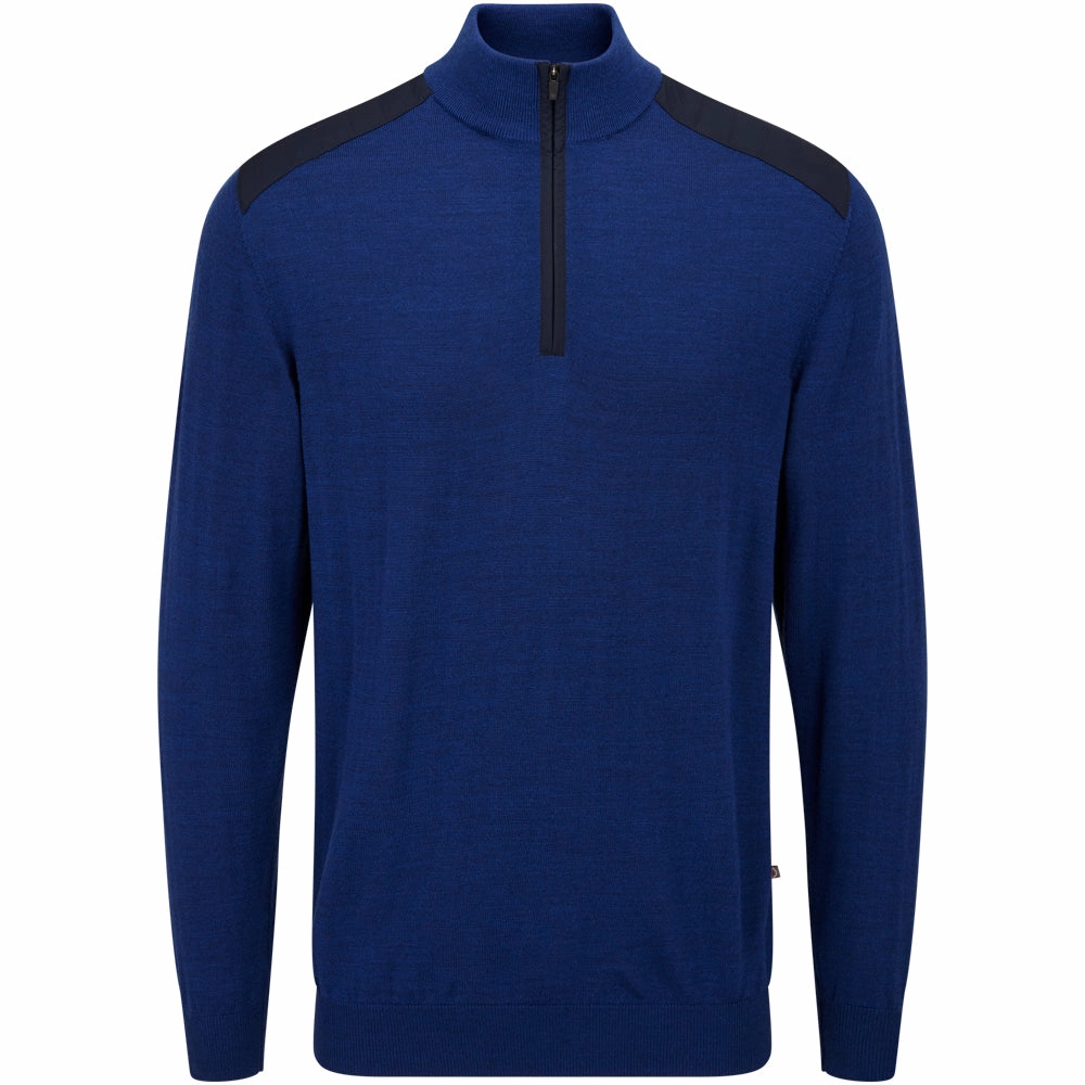 rhinestone accents Oversized Design Ping Cranford Pullover - Inky Marl